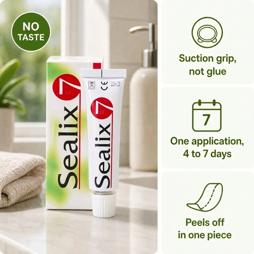 Sealix™ | Stop Denture Slipping 100% - All-Day Secure Hold