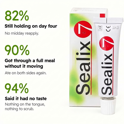 Sealix™ | Stop Denture Slipping 100% - All-Day Secure Hold
